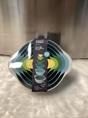 Joseph Duo 6-Piece Nesting Preparation Bowl Set - Light Gray